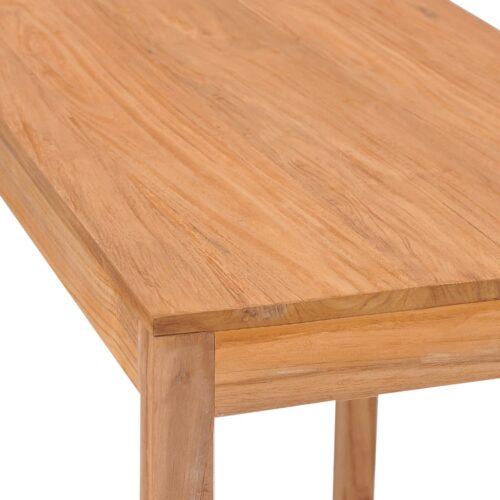 Garden Bar Table 110x60x105cm Solid Teak Wood - Image 5