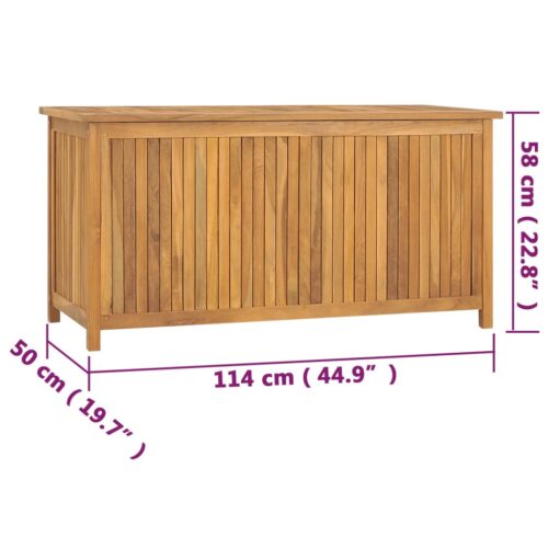 Garden Box 114x50x58cm Solid Wood Teak - Image 10
