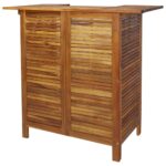 Bar Table 110x50x105cm Solid Acacia Wood