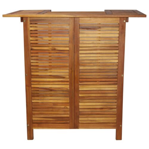 Bar Table 110x50x105cm Solid Acacia Wood - Image 4