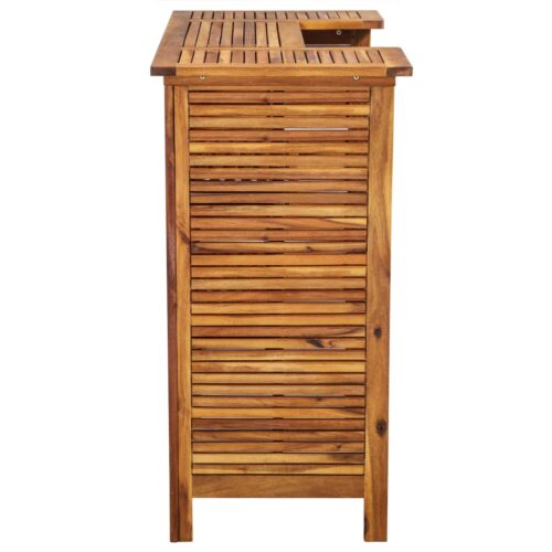 Bar Table 110x50x105cm Solid Acacia Wood - Image 5