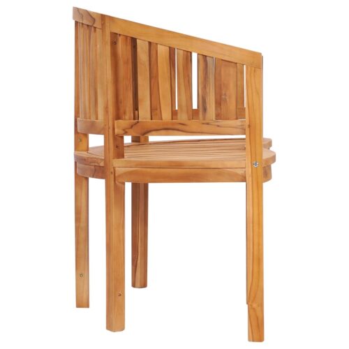 Banana Bench 120cm Solid Teak Wood - Image 3