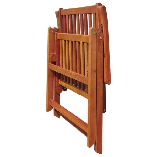 Folding Garden Chairs 3pcs Solid Acacia Wood - Image 6