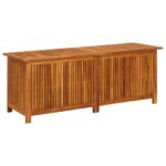 Garden Storage Box 150x50x58cm Solid Wood Acacia