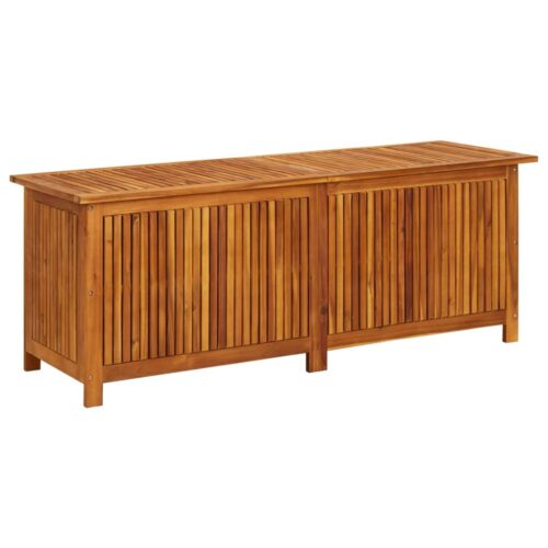 Garden Storage Box 150x50x58cm Solid Wood Acacia