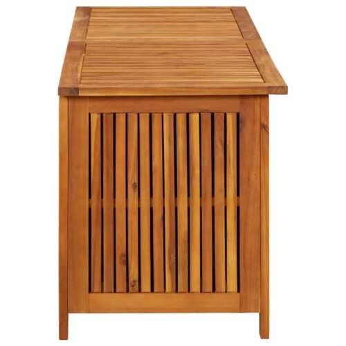 Garden Storage Box 150x50x58cm Solid Wood Acacia - Image 3