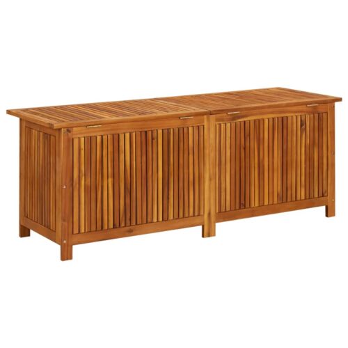 Garden Storage Box 150x50x58cm Solid Wood Acacia - Image 4