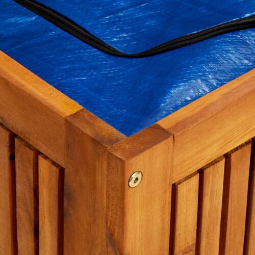 Garden Storage Box 150x50x58cm Solid Wood Acacia - Image 8