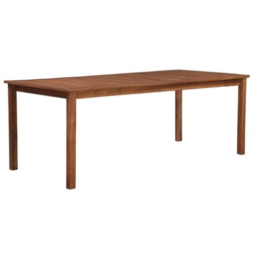 Garden Table 200x100x74cm Solid Acacia Wood