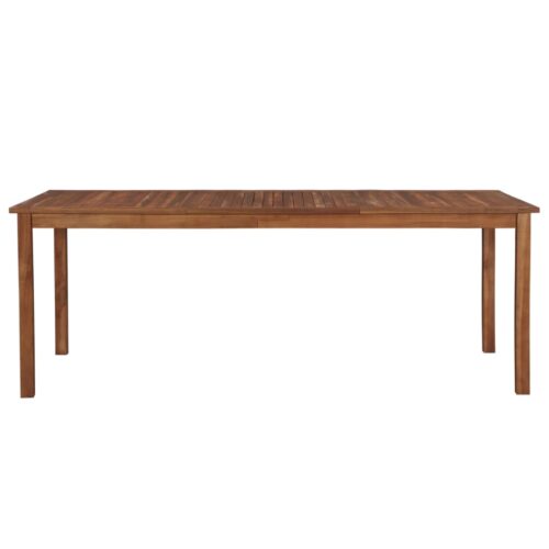 Garden Table 200x100x74cm Solid Acacia Wood - Image 2
