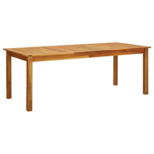 Garden Table 200x90x74cm Solid Acacia Wood