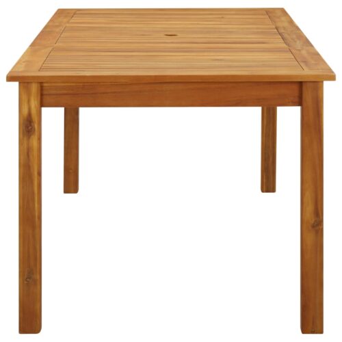 Garden Table 200x90x74cm Solid Acacia Wood - Image 3