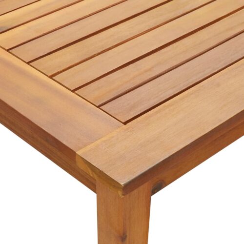 Garden Table 200x90x74cm Solid Acacia Wood - Image 6