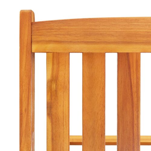 Garden Sun Lounger with Cushion Solid Wood Acacia - Image 6