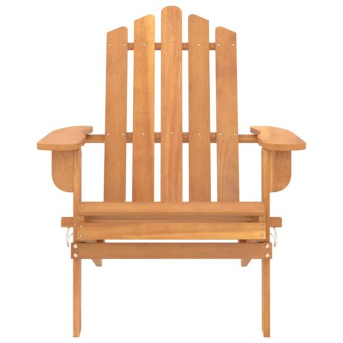 Garden Adirondack Chairs 2pcs Solid Wood Acacia - Image 4