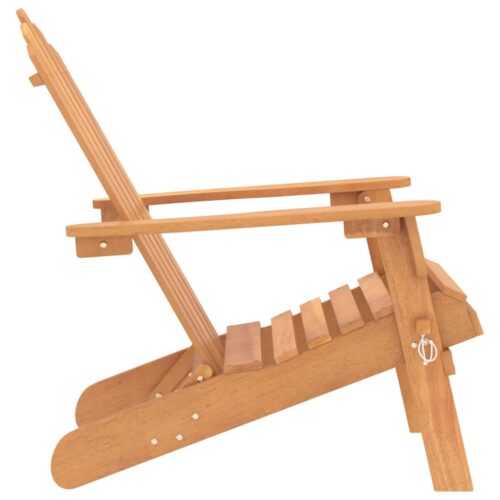 Garden Adirondack Chairs 2pcs Solid Wood Acacia - Image 5