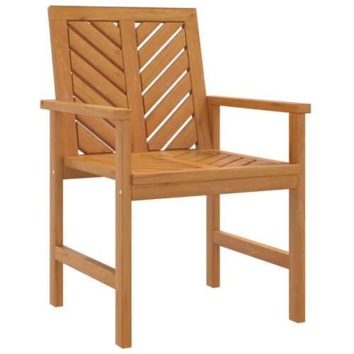 Garden Dining Chairs 3pcs Solid Wood Acacia