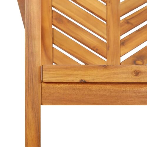 Garden Dining Chairs 3pcs Solid Wood Acacia - Image 7