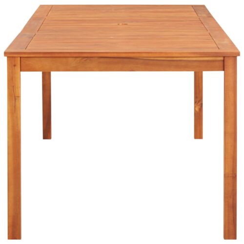 Garden Table 215x90x74cm Solid Acacia Wood - Image 3