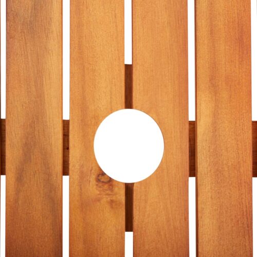 Garden Table 215x90x74cm Solid Acacia Wood - Image 4