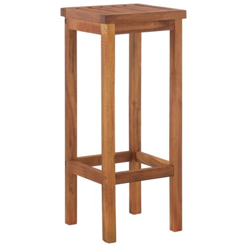 Bar Stools 6pcs Solid Wood Acacia