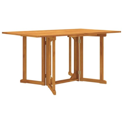 Folding Butterfly Garden Table 150x90x75cm Solid Wood Teak