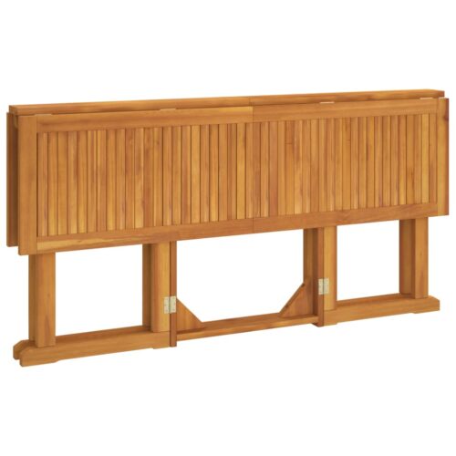 Folding Butterfly Garden Table 150x90x75cm Solid Wood Teak - Image 4