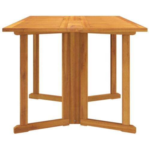 Folding Butterfly Garden Table 150x90x75cm Solid Wood Teak - Image 5