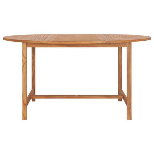 Garden Table 150x76cm Solid Teak Wood