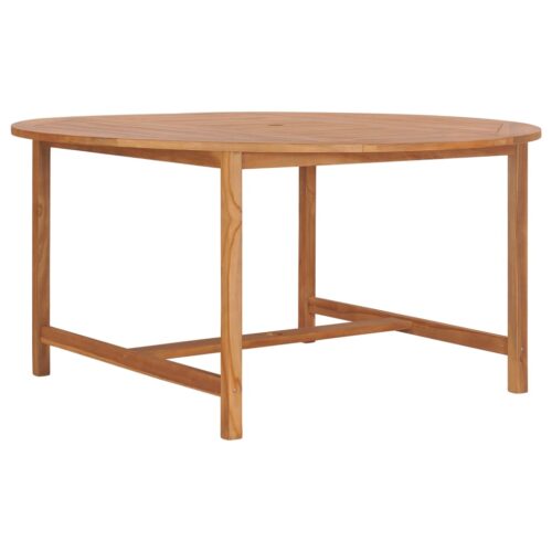 Garden Table 150x76cm Solid Teak Wood - Image 2