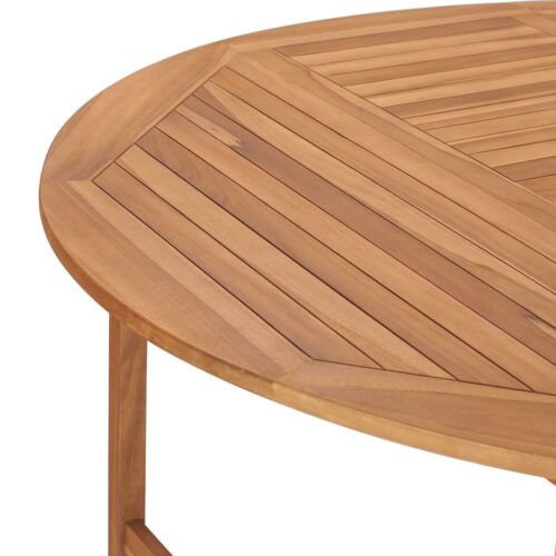 Garden Table 150x76cm Solid Teak Wood - Image 5