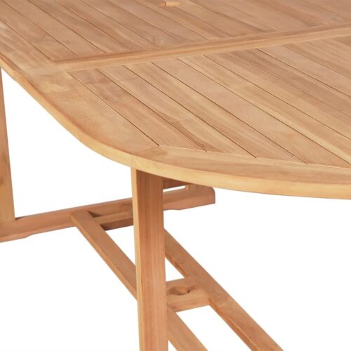 Garden Table 180x90x75cm Solid Teak Wood - Image 4
