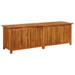 Garden Storage Box 175x50x58cm Solid Wood Acacia