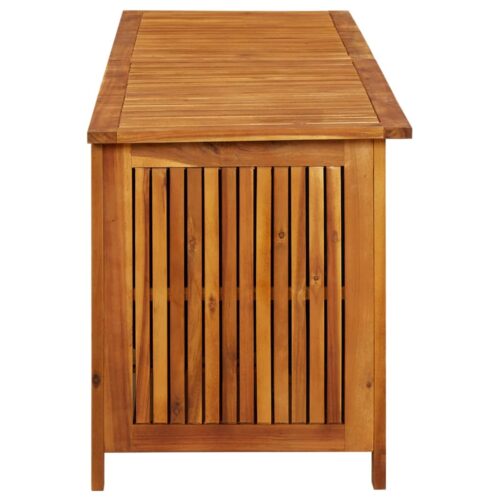 Garden Storage Box 175x50x58cm Solid Wood Acacia - Image 3