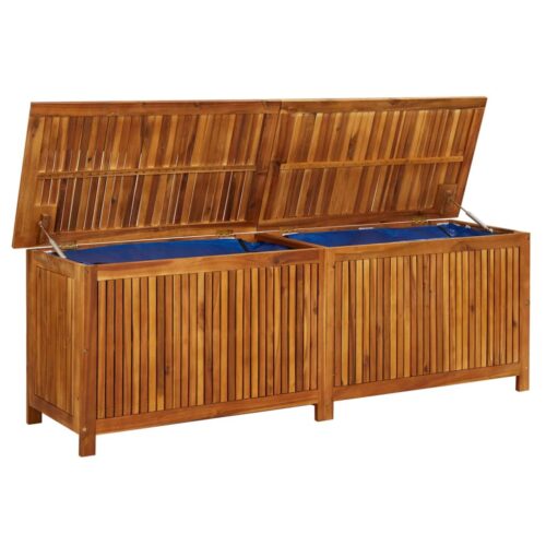 Garden Storage Box 175x50x58cm Solid Wood Acacia - Image 5