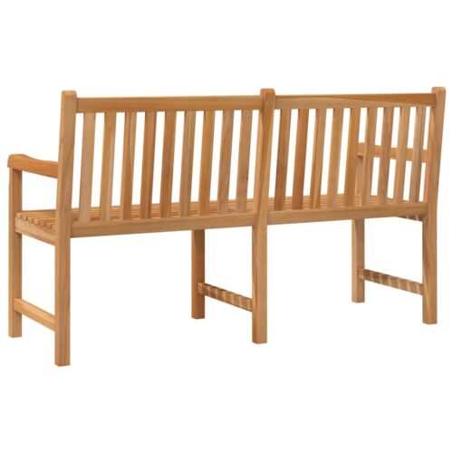 Garden Bench 150cm Solid Teak Wood - Image 5