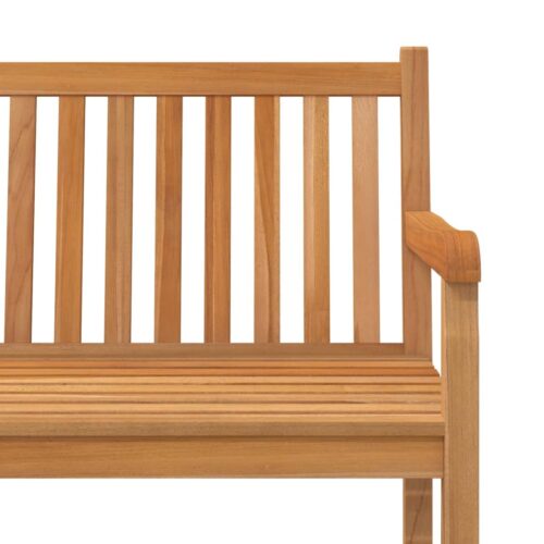 Garden Bench 150cm Solid Teak Wood - Image 6