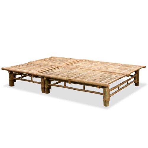 2-Person Sun Lounger Bamboo - Image 3