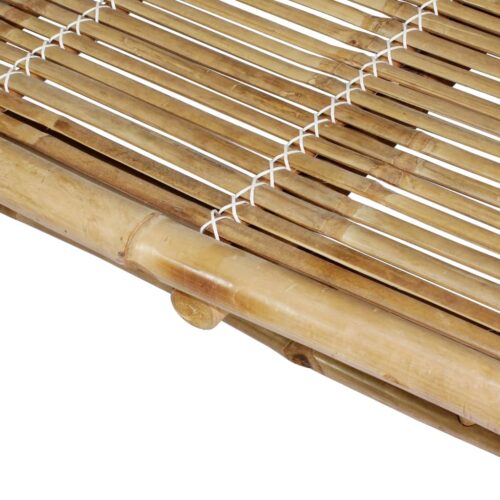 2-Person Sun Lounger Bamboo - Image 6