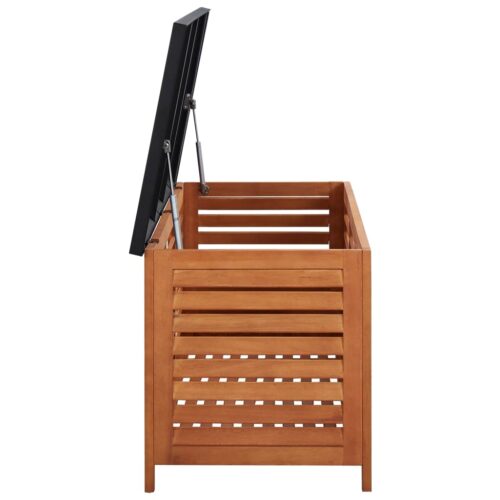 Garden Storage Box 150x50x55cm Solid Eucalyptus Wood - Image 6