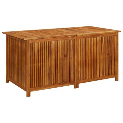 Garden Storage Box 150x80x75cm Solid Wood Acacia - Image 4