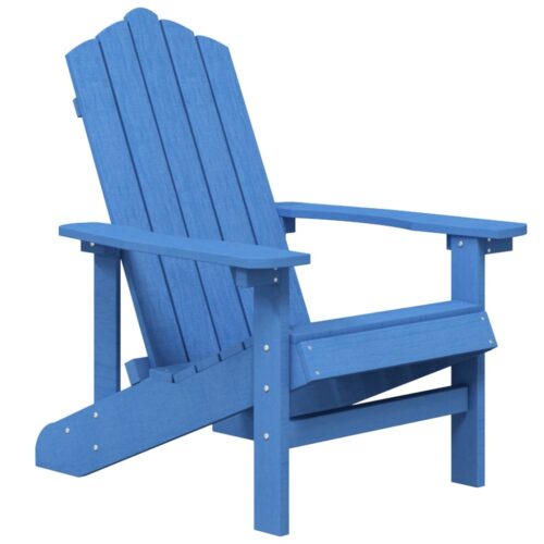 Garden Adirondack Chairs 2pcs HDPE Aqua Blue - Image 3