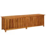 Garden Storage Box 200x50x58cm Solid Wood Acacia