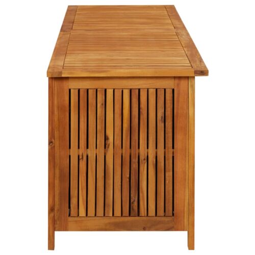 Garden Storage Box 200x50x58cm Solid Wood Acacia - Image 3