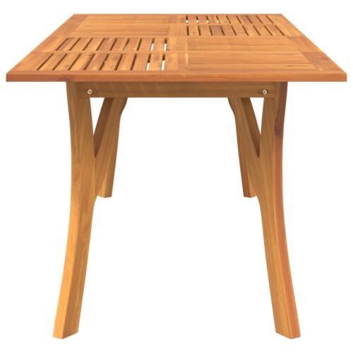 Garden Table 200x90x75cm Solid Wood Acacia - Image 4
