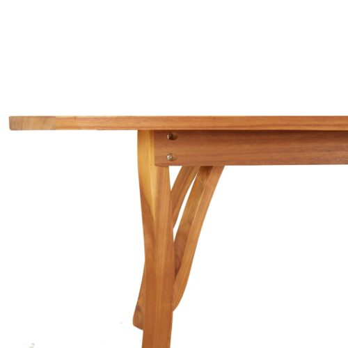 Garden Table 200x90x75cm Solid Wood Acacia - Image 5