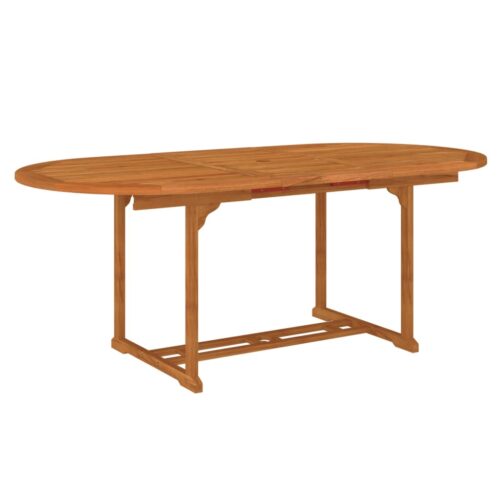 Garden Table 200x100x75cm Solid Wood Eucalyptus
