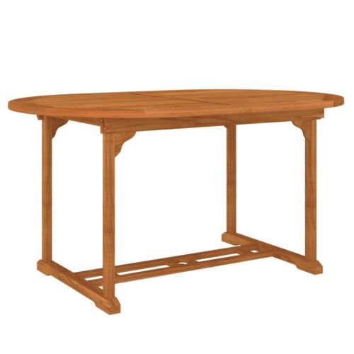 Garden Table 200x100x75cm Solid Wood Eucalyptus - Image 6