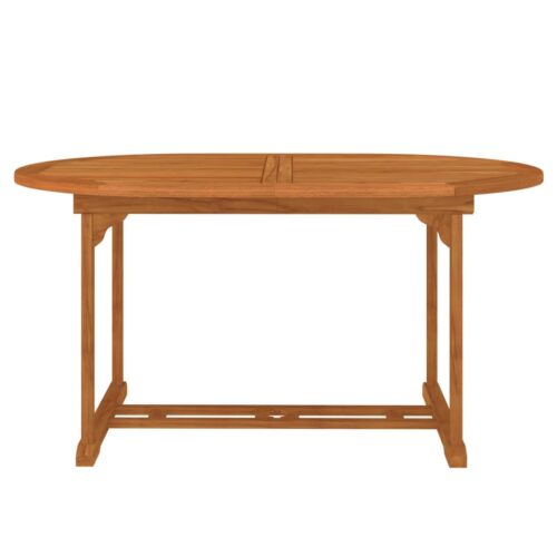 Garden Table 200x100x75cm Solid Wood Eucalyptus - Image 7