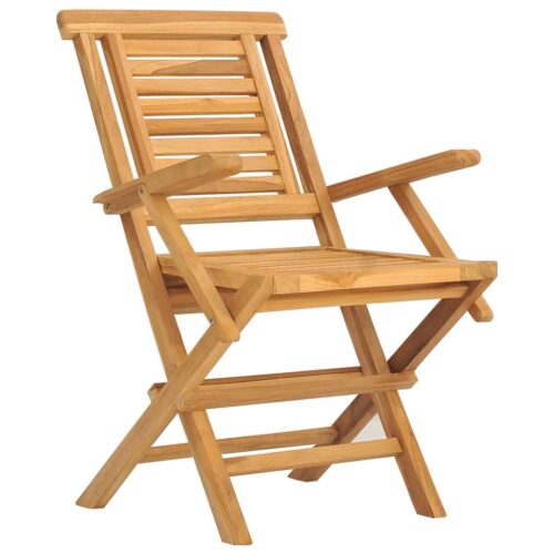 Folding Garden Chairs 4pcs 56x63x90cm Solid Wood Teak